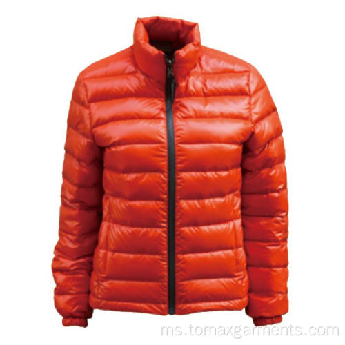 Orange Lady`s Down Jacket